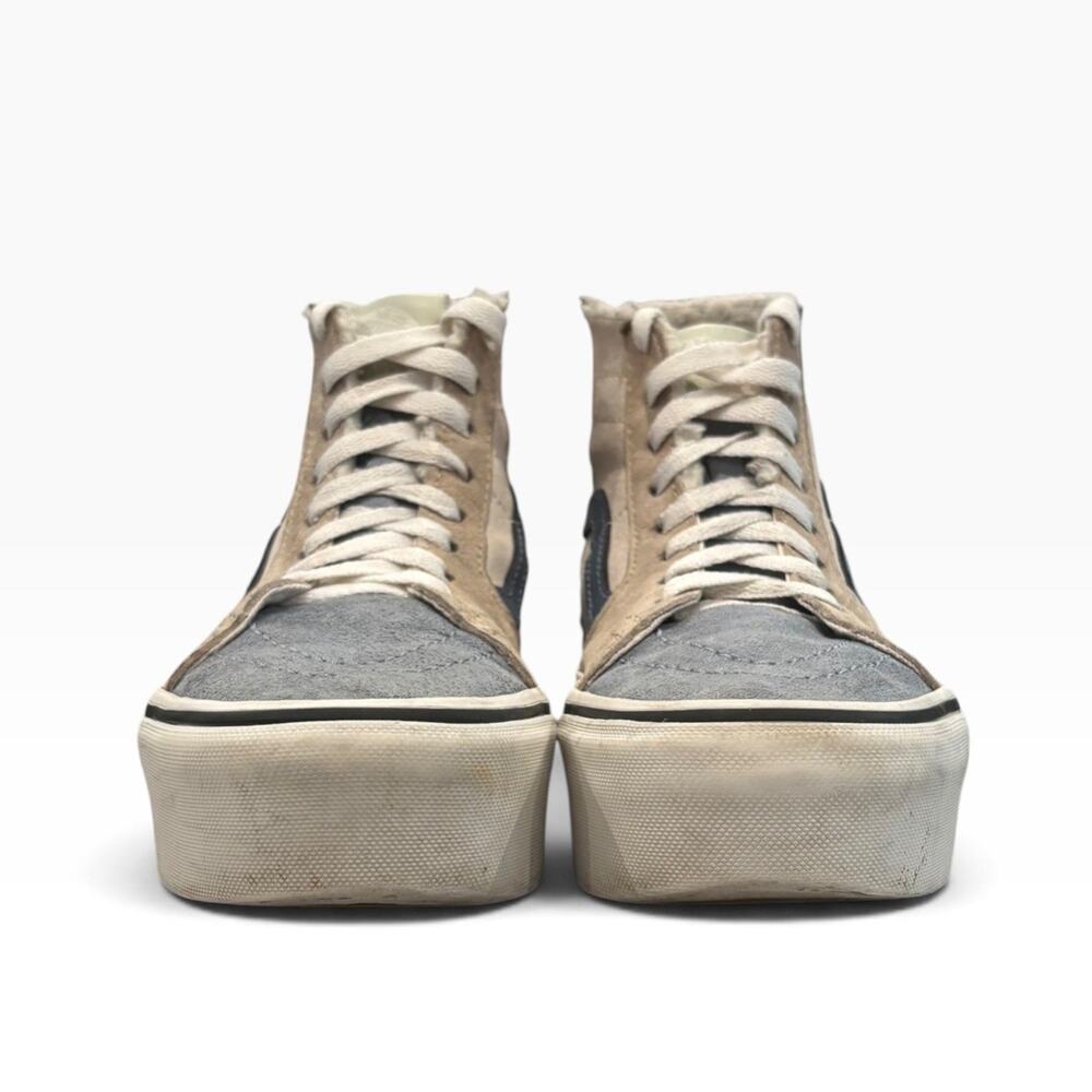 Vans Sk8-Hi Women’s 6 M 4.5 Pastel Suede Sherpa HEIQ Water Repellent High Top - Picture 2 of 9